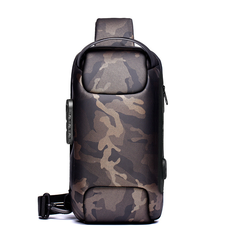 Waterproof USB Anti-theft Crossbody Shoulder Multifunction bag