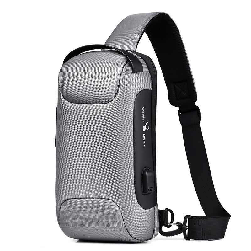 Waterproof USB Anti-theft Crossbody Shoulder Multifunction bag