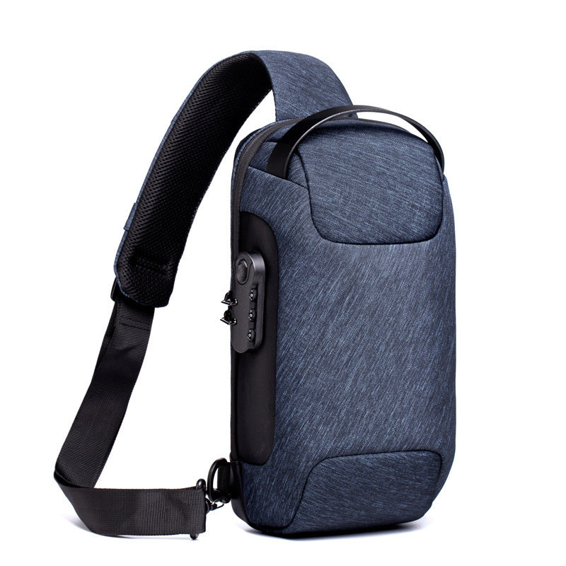 Waterproof USB Anti-theft Crossbody Shoulder Multifunction bag