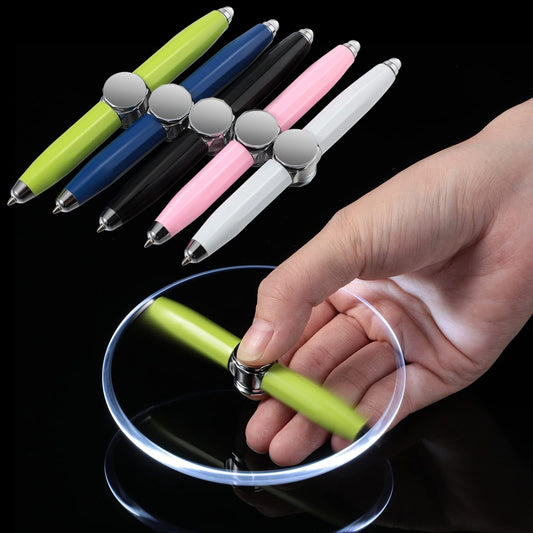 Creative Multi-Function LED Pen Spinning Decompression