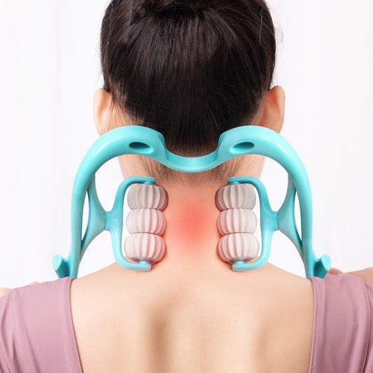 Multifunctional Six-wheel Neck Massage Relieve Roller