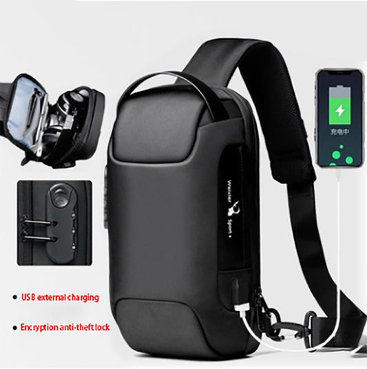 Waterproof USB Anti-theft Crossbody Shoulder Multifunction bag