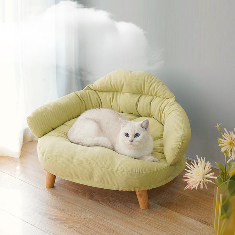 Bed For Cats,Pets Off Ground Proof,Solid Wood.
