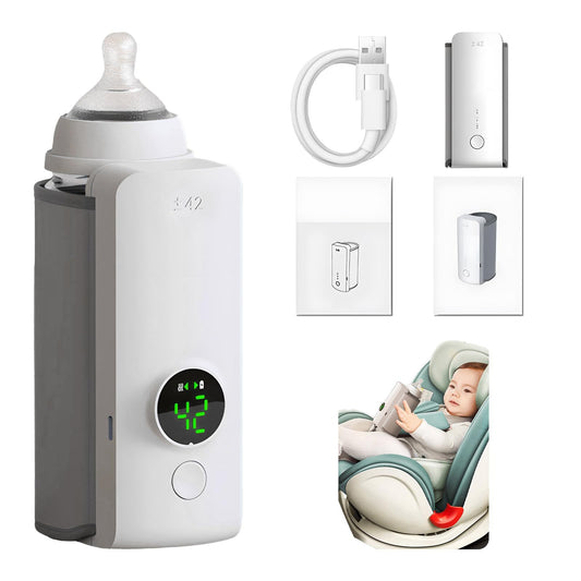 New Portable Wireless Rechargeable Baby Bottle Warmer With Heating Bag