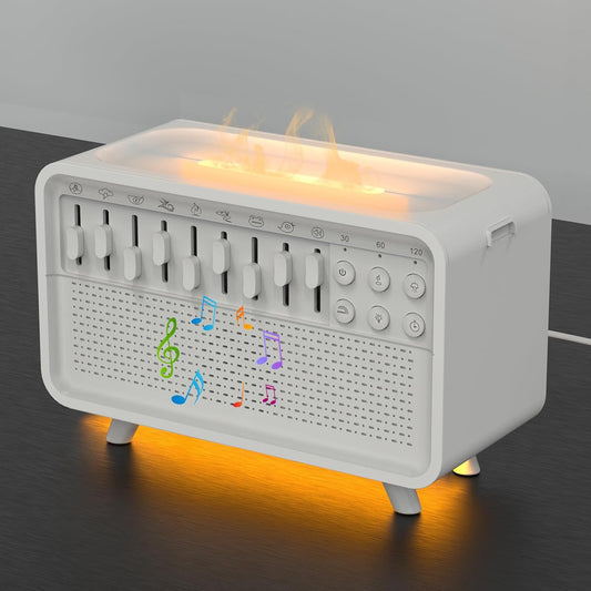 3 In 1 Bluetooth Speaker Noise Sleep Night Light Humidifier 8 Nature Sound