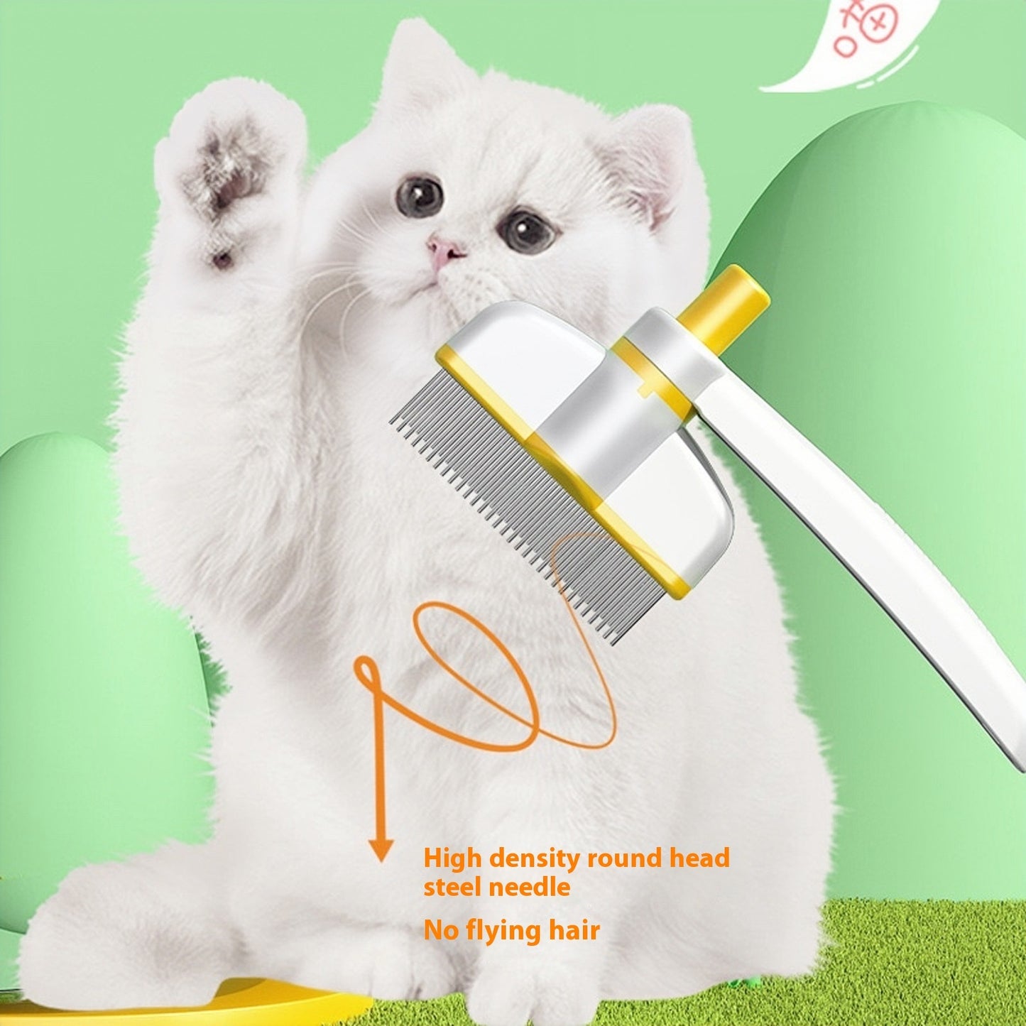 Cat or pets Comb Tie Removal Floating Hair Flea Removal